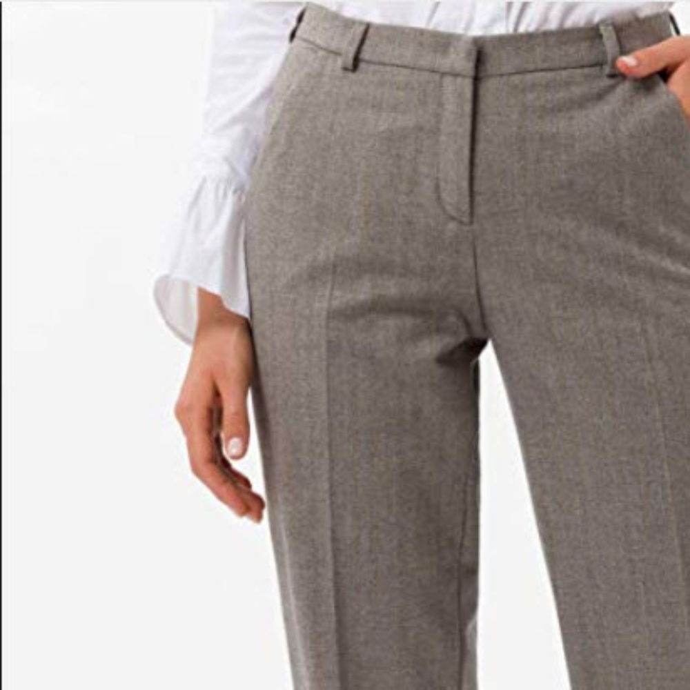 NWOT Brax Feel Good Milano Herringbone Pants Sz 6
